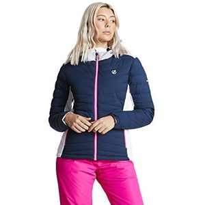 Dare 2b dames Simpatico waterdicht & ademend gewatteerde Silhouette hoge Loft geïsoleerde ski & snowboard jas met technische draad piekkap en afneembare sneeuwrok waterdicht