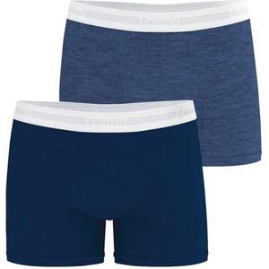 Eminence Tailor Bio, set van 2 boxershorts, herenondergoed, Navy/Blauw, M