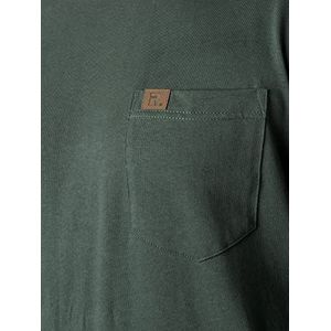 Wrangler Riggs Workwear Men's Long Sleeve Pocket T- Shirt,Forest Green,Large