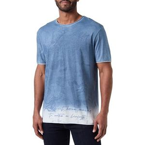 KEYLARGO Heren T-shirts MT Tiger Round, Flintstone Blue (1233), S