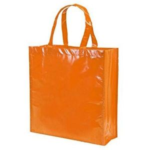 BigBuy Accessories 144416 Boodschappentas, unisex, neonoranje, 40 x 36 x 15 cm