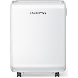 Ariston DEOS 12 draagbare luchtontvochtiger klein voor thuis, stil, capaciteit 12 liter voor ruimtes tot 35 m², wit