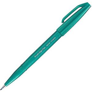 Pentel Brush Sign Pen SES15C 1 Stuk turquoise groen