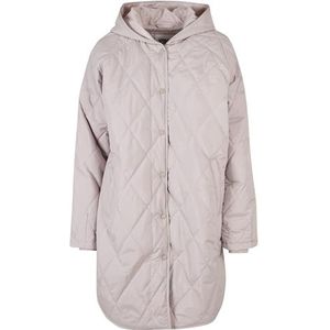 Urban Classics Damesjas met capuchon, Warm grijs, XL