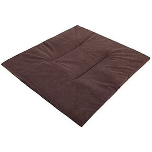 Hobbydog R6 PUBBRW7 Kussen naar Doghouse R6 78X68 cm Bruin Velour, XXL, Brown, 600 g