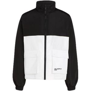 KARL LAGERFELD - Veste Rembourrée - Zwart/Wit - Polyester