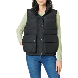 JACK & JONES Jxcarla Note Puffer Vest Sn buffervest voor dames, zwart, L