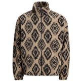 Jack & Jones - Fleece Jas - Cappuccino/Zwart - Losse Pasvorm