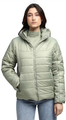 PUMA Essentials gewatteerd jack met capuchon voor Dames, Maat XXS