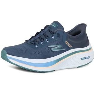 Skechers Womens Go Run Elevate 2.0 Banyan Handsfree Slip-ins Sneaker, Marineblauw/Teal, 7