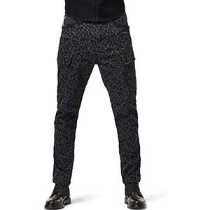 G-Star Raw Roxic Straight Tapered' cargo heren , Raven Micro Forest Camo C312-b799 , 24W / 28L