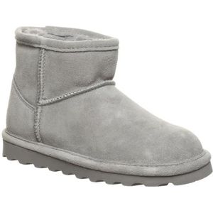 Bearpaw Unisex Alyssa Youth Enkellaarzen voor kinderen, Gray Fog, 34 EU