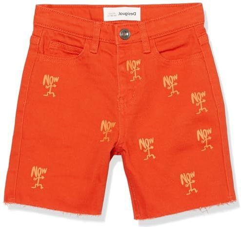 Desigual Jongens Jeans, oranje, 4 Jaar