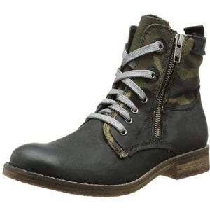 s.Oliver Casual combat boots voor dames, zwart 001, 42 EU