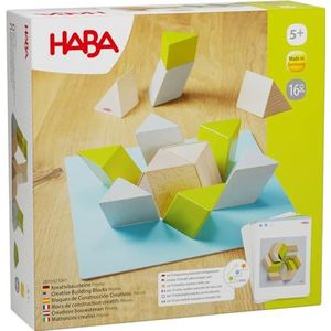 Haba Prismo Creatieve bouwstenen, prisma-houten bouwstenen om te leggen, bouwen en spelen, bevordert logisch denken, Made in Germany, voor kinderen vanaf 5 jaar, 2010925001