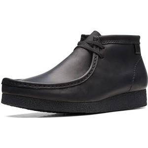 ClarksShacre BootherenChukka-laarsChukkalaarzen,Zwart leder,42.5 EU