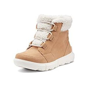 Sorel Dames Explorer 2 Carnival Cozy Waterdichte Winterlaarzen, Bruine Kano X Zeezout, 42 EU