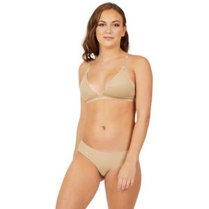 Capezio 3683 | Nude Sport-BH met Doorzichtige Rugband | Dames Beha Top Capezio 3683 | Nude Sport-BH met Doorzichtige Rugband | Dames Beha Top