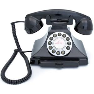 GPO - Carrington Classic - Retro Telefoon - Zwart - Drukknop