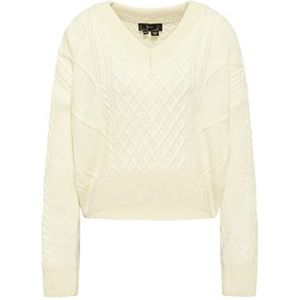 ZITHA Gebreide damestrui 11019578-ZI01, wolwit, M/L, wolwit, M/L