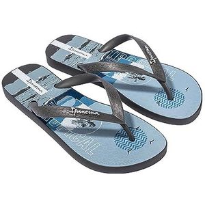 Ipanema Tropical AD Teenslippers voor heren, grijs/blauw, 38 EU, grijs/blauw (grey/blue), 38 EU