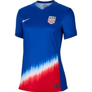 Nike Top Usa Dames Dri-Fit Stadium JSY Short-Sleeve Away, Old Royal/White/White, FJ4327-417, XXL