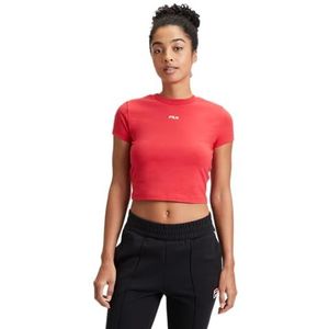 FILA Dames Latina Cropped T-shirt, rood, M