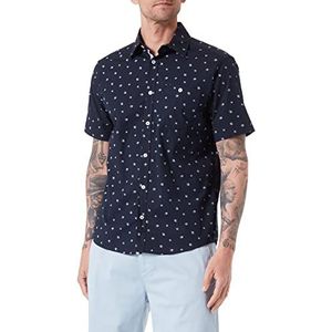 s.Oliver heren overhemd lange mouwen, blauw, XXL