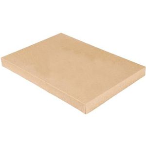 100 stuks - deksel voor dozen 253.13 300 G/M2 26,2 x 15,5 x 3 cm natuur kraft