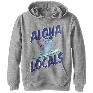 Disney Lilo & Stitch - ALOHA LOCALS STITCH YTH Hoodie Heather grey 5/6