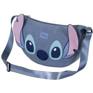 Disney Lilo and Stitch Sight-Roy Ovale tas, blauw, 28 x 22 cm, Blauwe Lilo en Stitch, Eén maat, Roy Ovale Tas