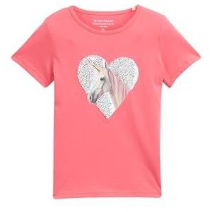 TOM TAILOR T-shirt voor meisjes, 32123 - Pink Dream, 92-98