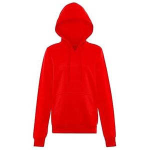 Nally Modieuze trui hoodie voor dames polyester rood maat XXL, rood, XXL