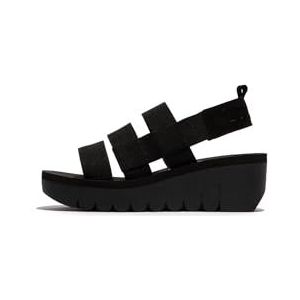 Fly London Yere847fly damessandalen, Zwart, 37 EU