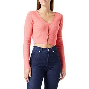 HUGO Dames Sriba Knitted_Cardigan, Open Red642, L