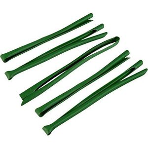 Windhager Plantenverbinders, plantbinders, boom- en struikbinders, eenvoudig en snel bevestigen, van zacht PVC, 60 cm, 5 stuks, 07126, groen