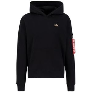 Alpha Industries - 3D Small Logo - Hoody - Zwart - Normale Pasvorm