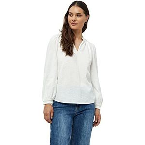 Desires Janey Blouse met lange mouwen | Witte blouses voor vrouwen VK | Lente dames tops | Maat S