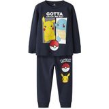 Pokemon - Pyjamaset - Jersey - Lange Mouwen - Zachte Rubberprint