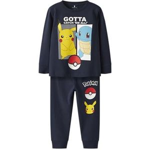 Pokemon - Pyjamaset - Jersey - Lange Mouwen - Zachte Rubberprint
