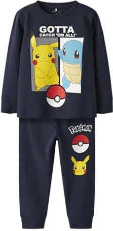 Pokemon - Pyjamaset - Jersey - Lange Mouwen - Zachte Rubberprint