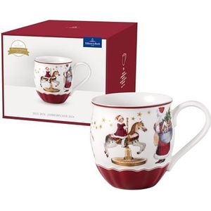 Villeroy & Boch – Annual Christmas Edition, jaarbeker, jaarlijkse editie 2024, Premium porselein, exclusief verzamelobject, 14,5 x 10,5 x 10,5 cm