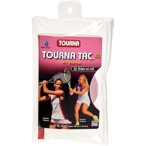 Unique Tennis handgrepen Tourna Tac Pink 10 stuks overgrip, One Size