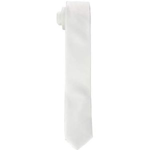 Korntex KXTIEW5 stropdas voor volwassenen, smal, wit