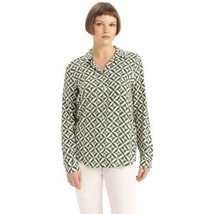 DeFacto Damesshirt - lange mouwen longshirt - comfortabele tops voor dames casual shirt met lange mouwen, groen, M