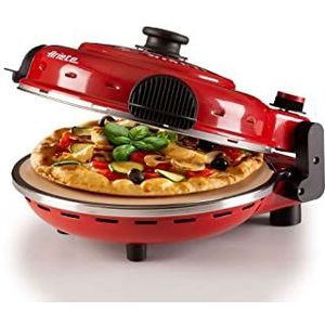 Ariete 919 pizza in 4 minuten, pizzaoven, 400 graden, bakken in 4 inch, rood 919, 34 x 30 x 19 cm; 3,94 kg