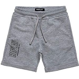 Replay Casual shorts voor jongens, M02 grijs melange, 8 Jaren