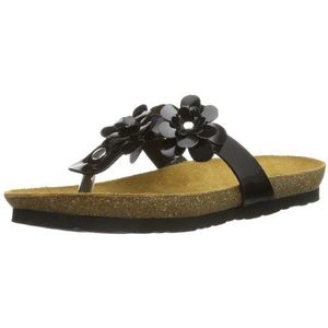 Dr. Brinkmann Dames 700728 Slingback sandalen, zwart zwart 1, 37 EU