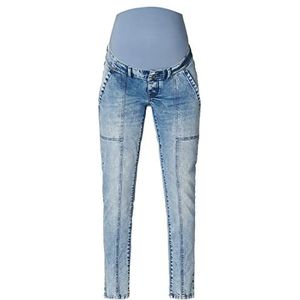 SUPERMOM Empire Over The Belly Mom Jeans voor dames, Authentiek blauw - P310, 50