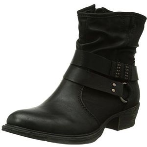 s.Oliver 25364 dames biker boots, zwart zwart 1, 42 EU